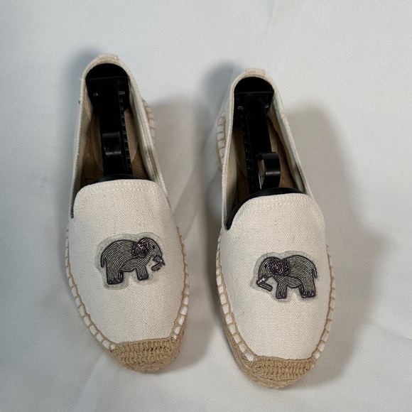 Soludos Elephant Smoking Slipper Espadrilles Anthropologie Size 7 - Picture 6 of 11
